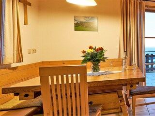 Esszimmer im Ferienhaus