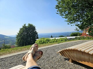 Herrliche Aussicht in die Landschaft.