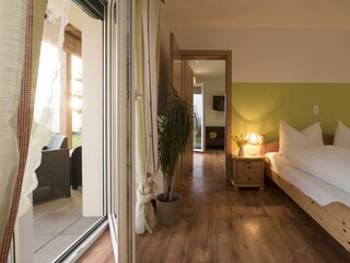 Michlhof_Doppelzimmer mit Wiesenterrasse