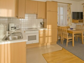 Küche und Essbereich