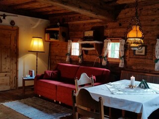 Bauerstube aus 1730 im Landhaus Kurzen