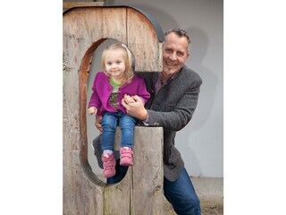 Stephan Berger mit Tochter Emilia