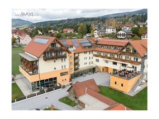 Hotelansicht von oben