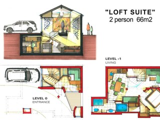 loft suite skizze