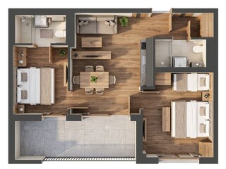 Ferienwohnung Typ 2   4-6 Personen