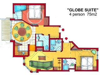 globe suite skizze