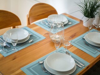 Essbereich - Haus Sturmmoewe, Wohnung 1, Badallee 27-27a, St. Peter-Dorf