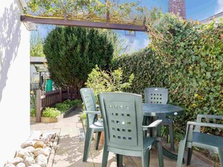 Terrasse - Haus Sturmmoewe, Wohnung 1, Badallee 27-27a, St. Peter-Dorf