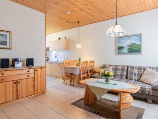 Wohnzimmer, St Peter Ording Dorf, Haus "Sturmmoewe", Wohnung 2