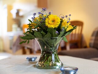 Wohnzimmerdetail, St Peter Ording Dorf, Haus "Sturmmoewe", Wohnung 2