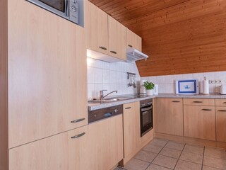 Küche - Haus Sturmmoewe, Wohnung 3, 3-Zimmer-Ferienwohnung, Badallee 27-27a, St. Peter-Dorf