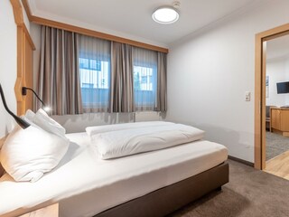 Doppelzimmer Ferienwohnung TOP 3 ohne Balkon