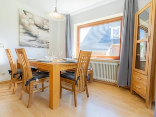 Essbereich im Wohnzimmer