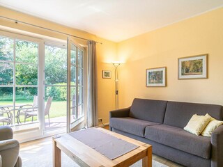 Wohnzimmer und Terrasse