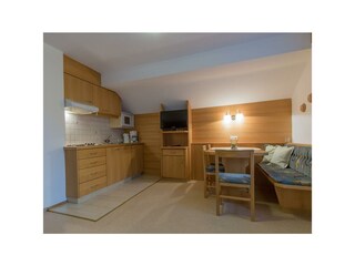 Apartment Nr. 5, Wohnraum, Küche