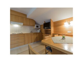 Wohnraum, Küche, Ansicht