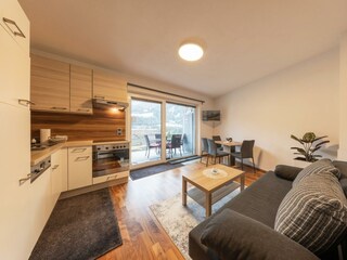 Wohnküche mit Panoramablick