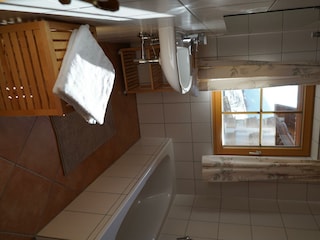 Badezimmer#1 Appartment Zuckerhut (mit Badewanne)