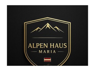 Alpen Haus Maria schwarz