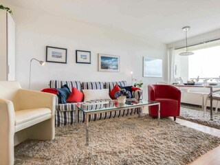 Wohnzimmer - St Peter Ording Bad, Haus Atlantic, Wohnung 182 "Sundowner"