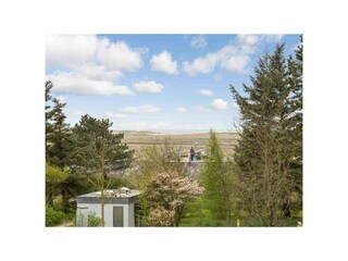 Ausblick von der 2-Zimmer-Ferienwohnung im Haus Atlantis,  Strandpromenade 19, St. Peter-Bad