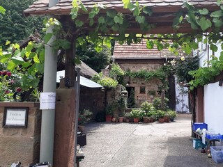 Kastanienhof Blick von der Straße