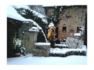 Blick auf die Scheune