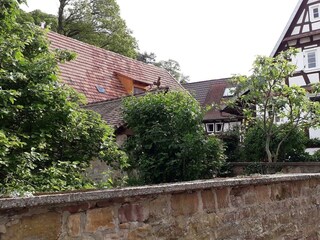 Der Kastanienhof vom Päddel (Fußweg ) aus