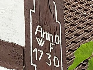 Seit 1730 steht dieses Fachwerkhaus