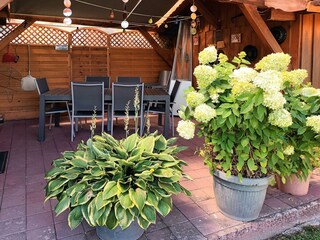 Überdachte Terrasse