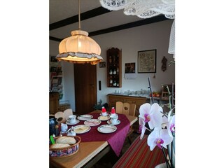 Frühstück im Gästehaus