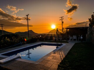 Ferienhaus mit privatem Pool