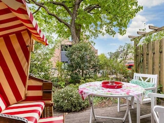 Sonnige Terrasse - St Peter Ording Dorf, Magisterhof, Hausteil 8 "Greetje", Olsdorfer Straße 4