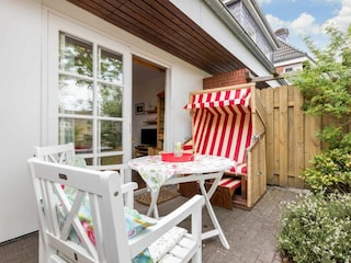 Sonnige Terrasse - St Peter Ording Dorf, Magisterhof, Hausteil 8 "Greetje", Olsdorfer Straße 4