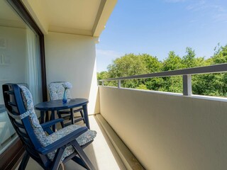 Sonniger Balkon