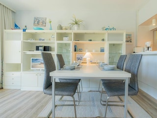 Essbereich im Wohnzimmer