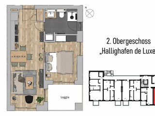 Ferienwohnung Hallig Nordstrandischmoor Grundriss 14