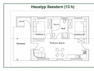 Ferienhaus Tönning Grundriss 44