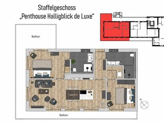 Ferienwohnung Hallig Nordstrandischmoor Grundriss 22