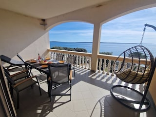 Apartamento de vacaciones Mandre Grabación al aire libre 2