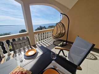 Apartamento de vacaciones Mandre Grabación al aire libre 6