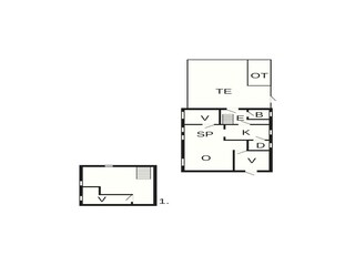Vakantiehuis Ferring Grondplan 8