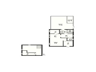 Vakantiehuis Ferring Grondplan 7