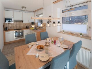 Essplatz vor der Küchenzeile