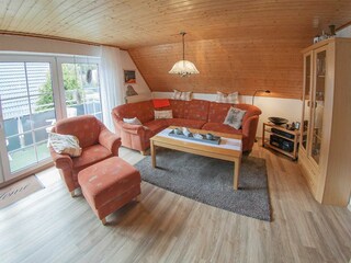 Der behagliche Sitzbereich