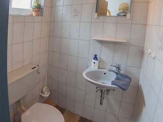 Das Gäste-WC im Erdgeschhoss