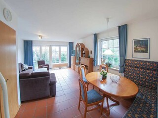 Der Blick ab Flur ins Haus Wattwurm 1