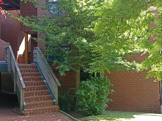 Aufgang zur Wohnung Bullauge