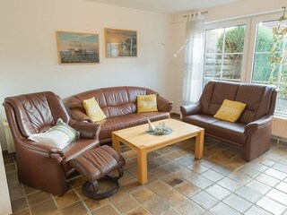 Entspannen mit Blick auf die Terrasse