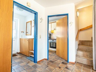 Aufgang zu den Schlafräumen